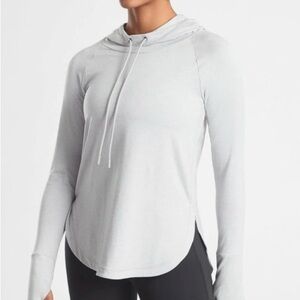 Athleta Uptempo Norwegian Gray Hoodie